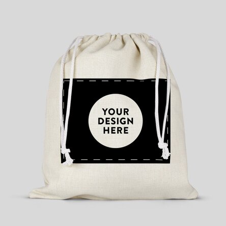 Săculeț mediu pentru cadouri personalizat cu grafica ta