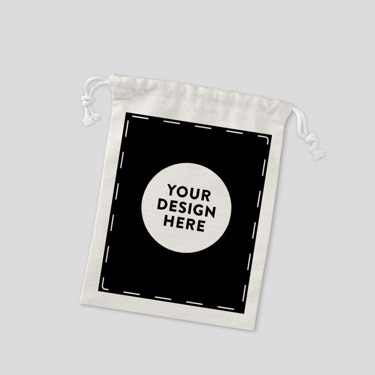 Săculeț mic pentru cadouri personalizat cu grafica ta