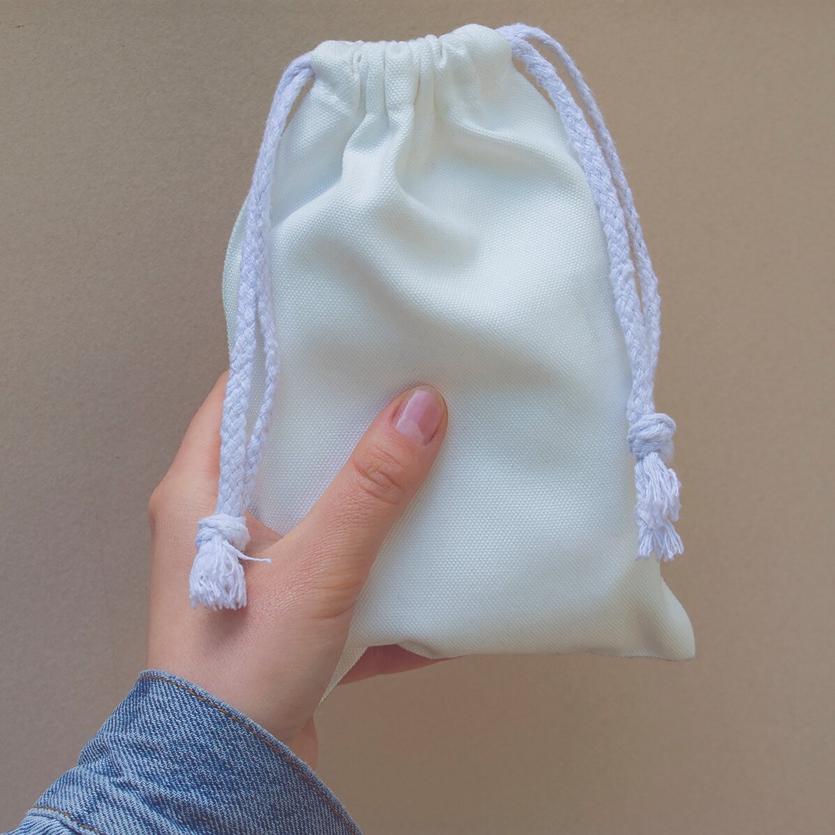 Săculeț mic pentru cadouri personalizat cu mesaj