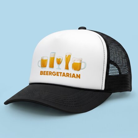 Персонализирана шапка с надпис – Beergetarian