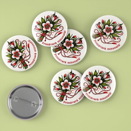 Set 6 insigne - Primăvară minunată!