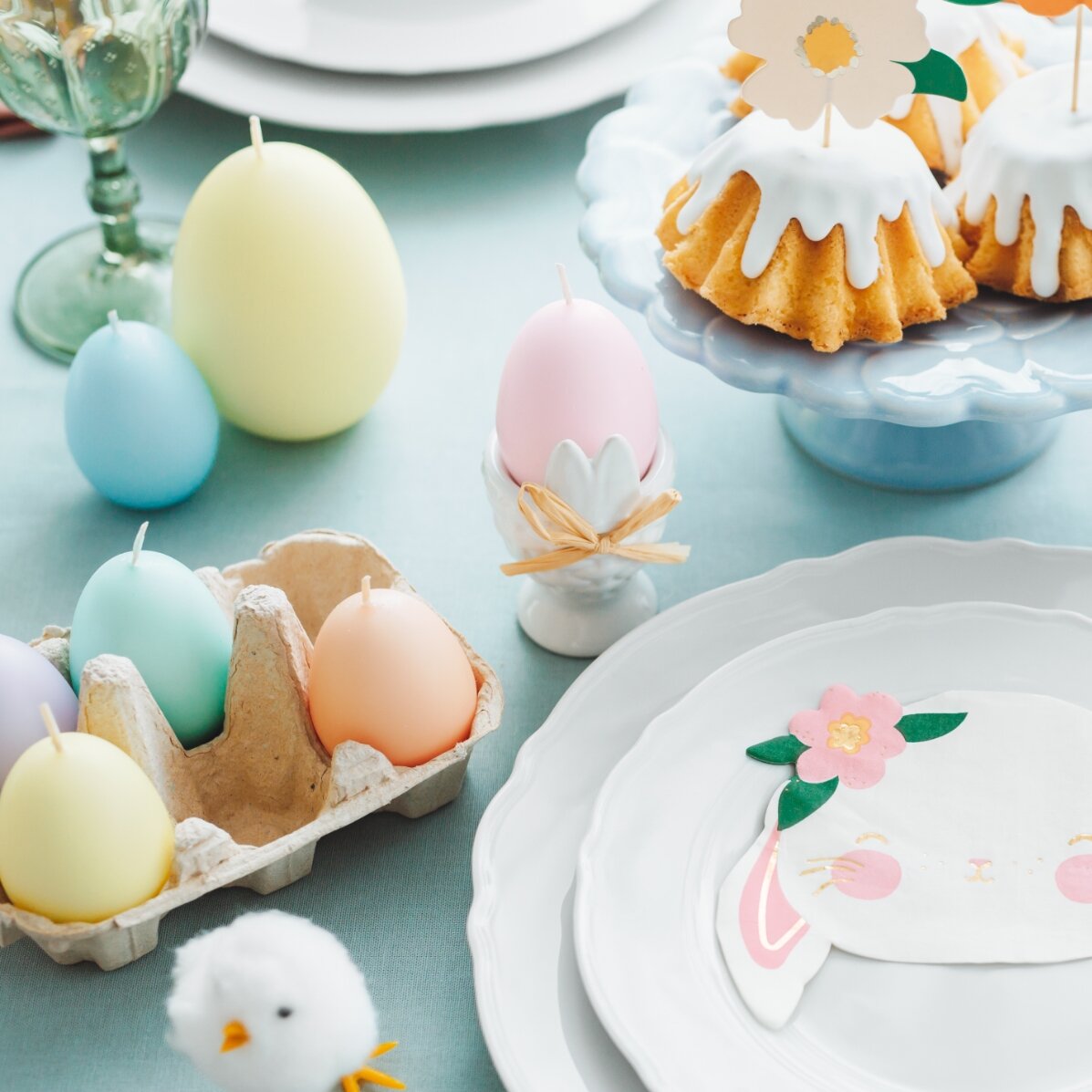 Set 6 lumânări - Ouă de Paște