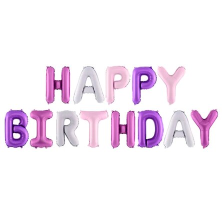 Set baloane - Happy Birthday mix
