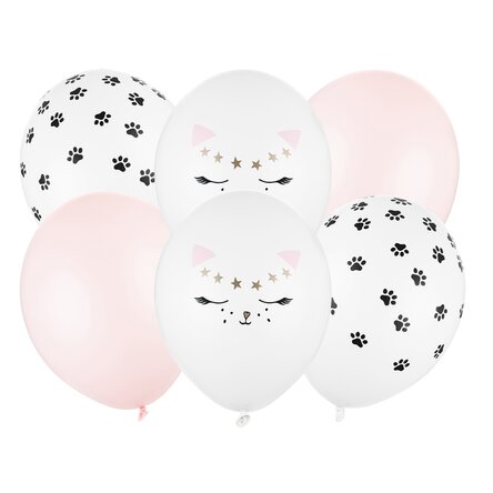 Set 6 baloane mix - Pisicuțe