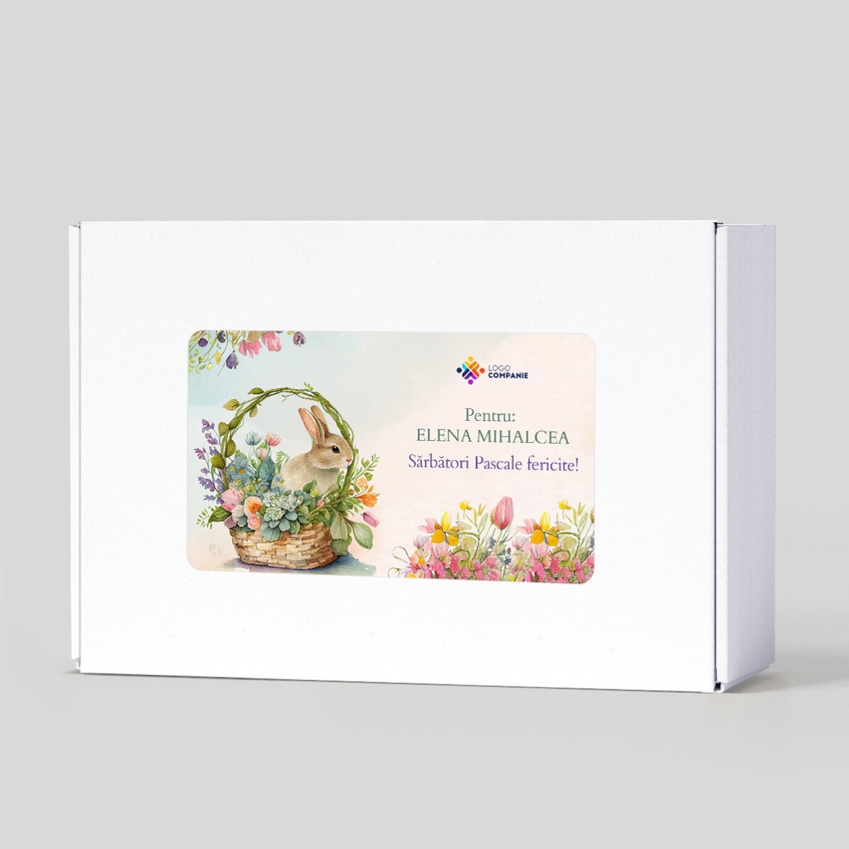 Персонализиран корпоративен подаръчен комплект с лого - Весела Великден