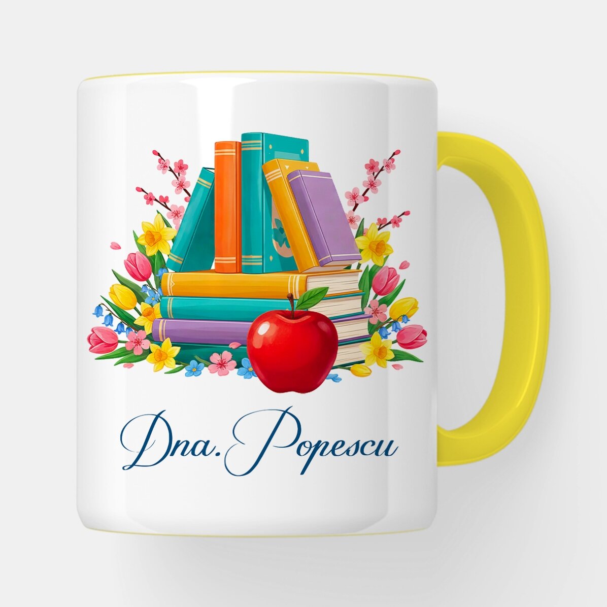 Подаръчен комплект за учители - Книги и цветя