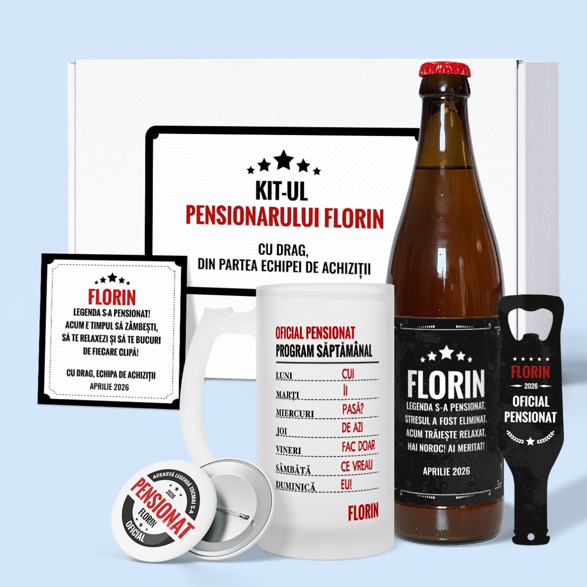 Персонализиран подаръчен комплект – Легендата се пенсионира