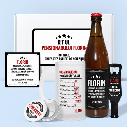 Персонализиран подаръчен комплект – Легендата се пенсионира