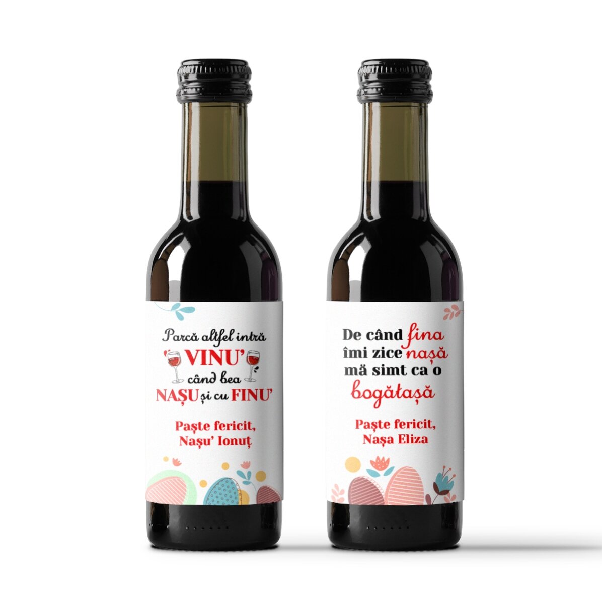 Персонализиран подаръчен комплект за кръстници - Весела Великден