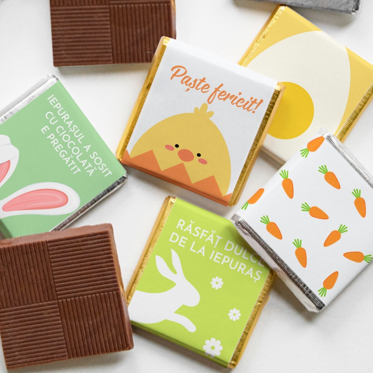 Персонализиран подаръчен комплект за кръстници - Весела Великден