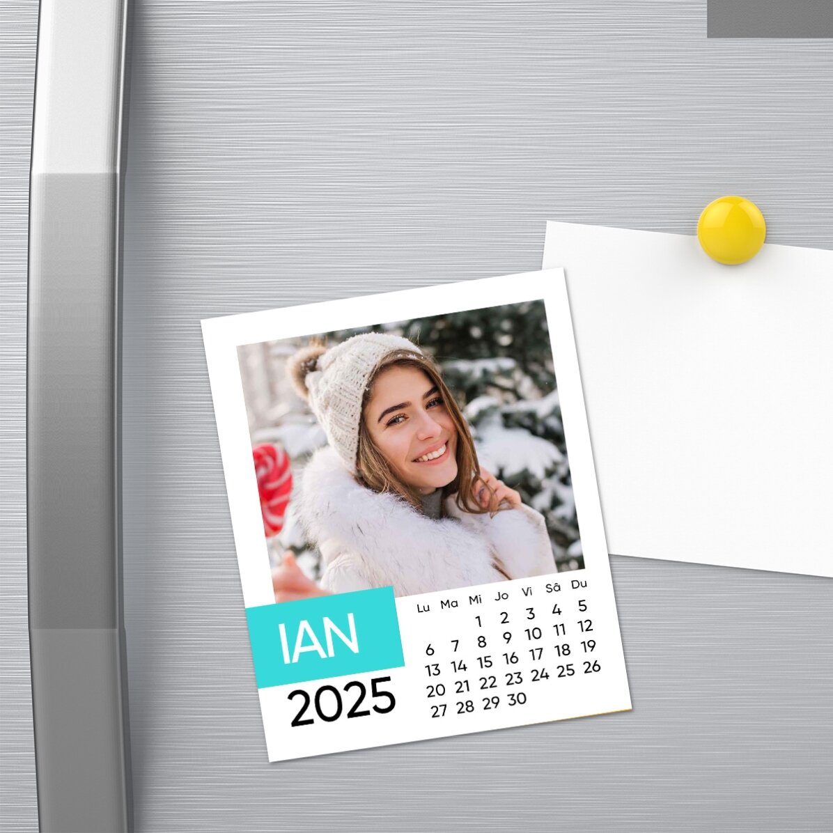Set 13 magneți format polaroid 10x12cm - Calendar