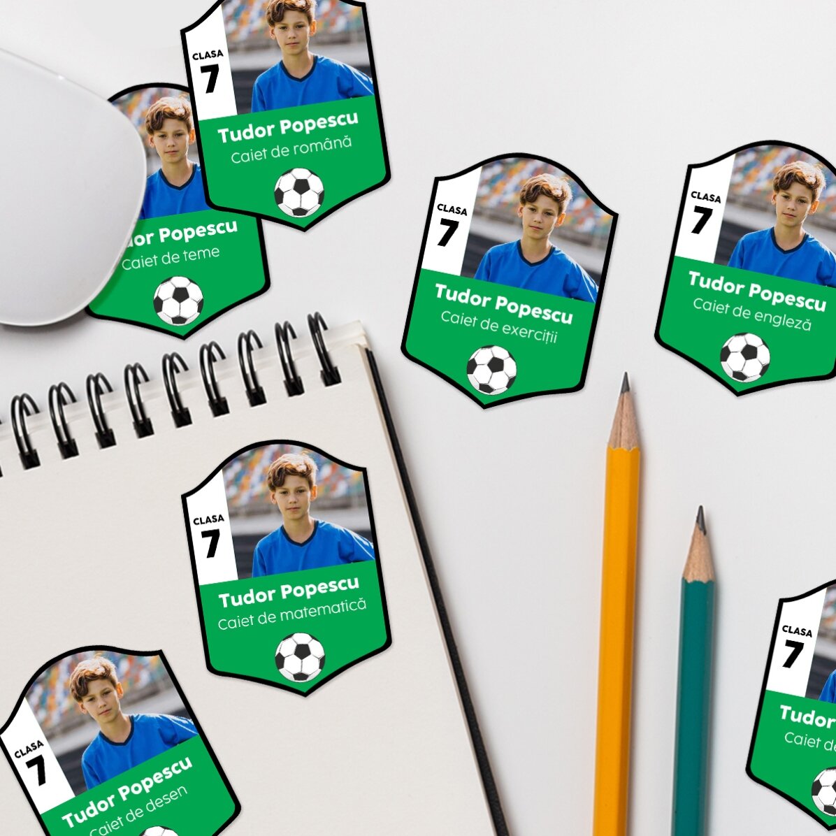 Set de 9 stickere (etichetă autoadezivă) personalizate - FIFA