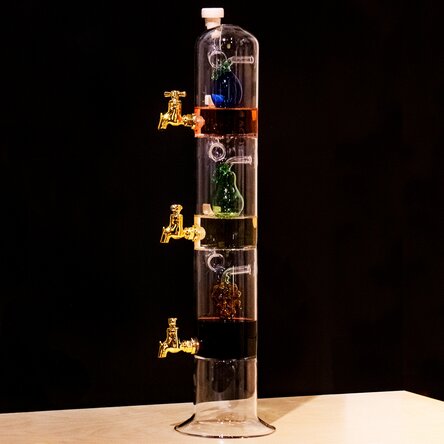 Set de băuturi cu 3 nivele și 6 păhărele