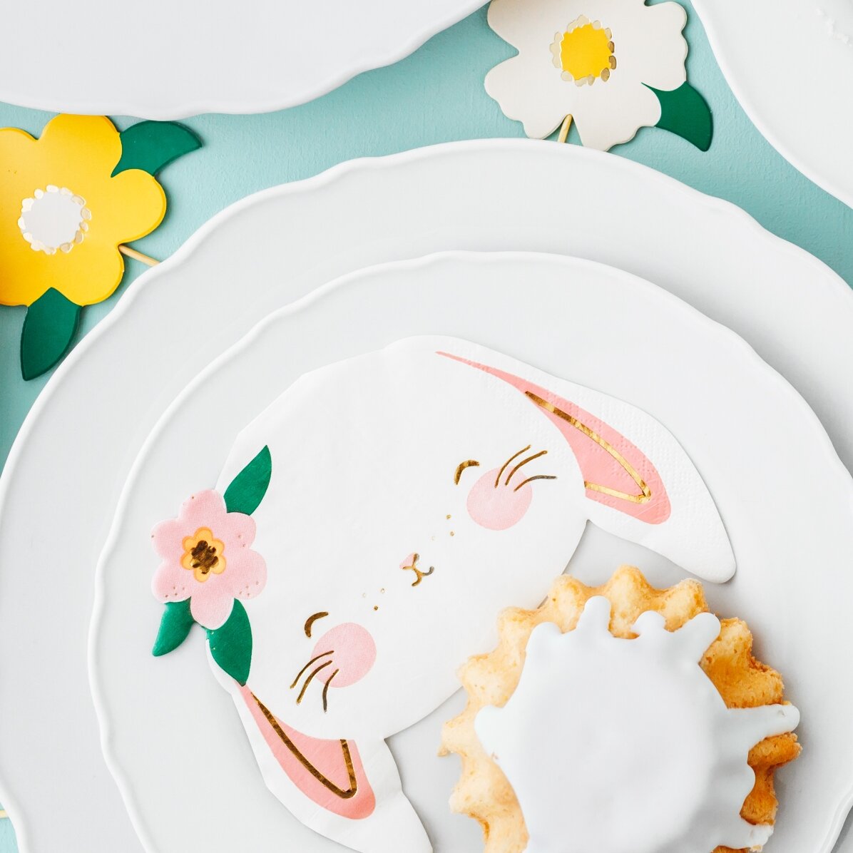 Set 20 de șervețele decorative - Bunny