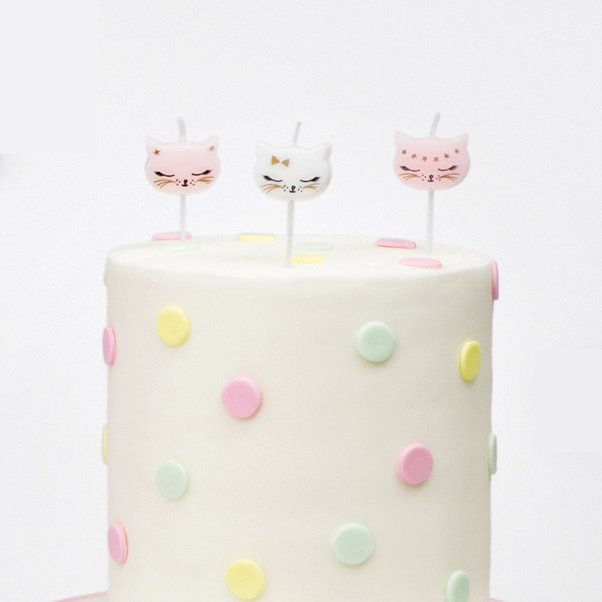 Lumânări pentru tort - 6 Pisicuțe