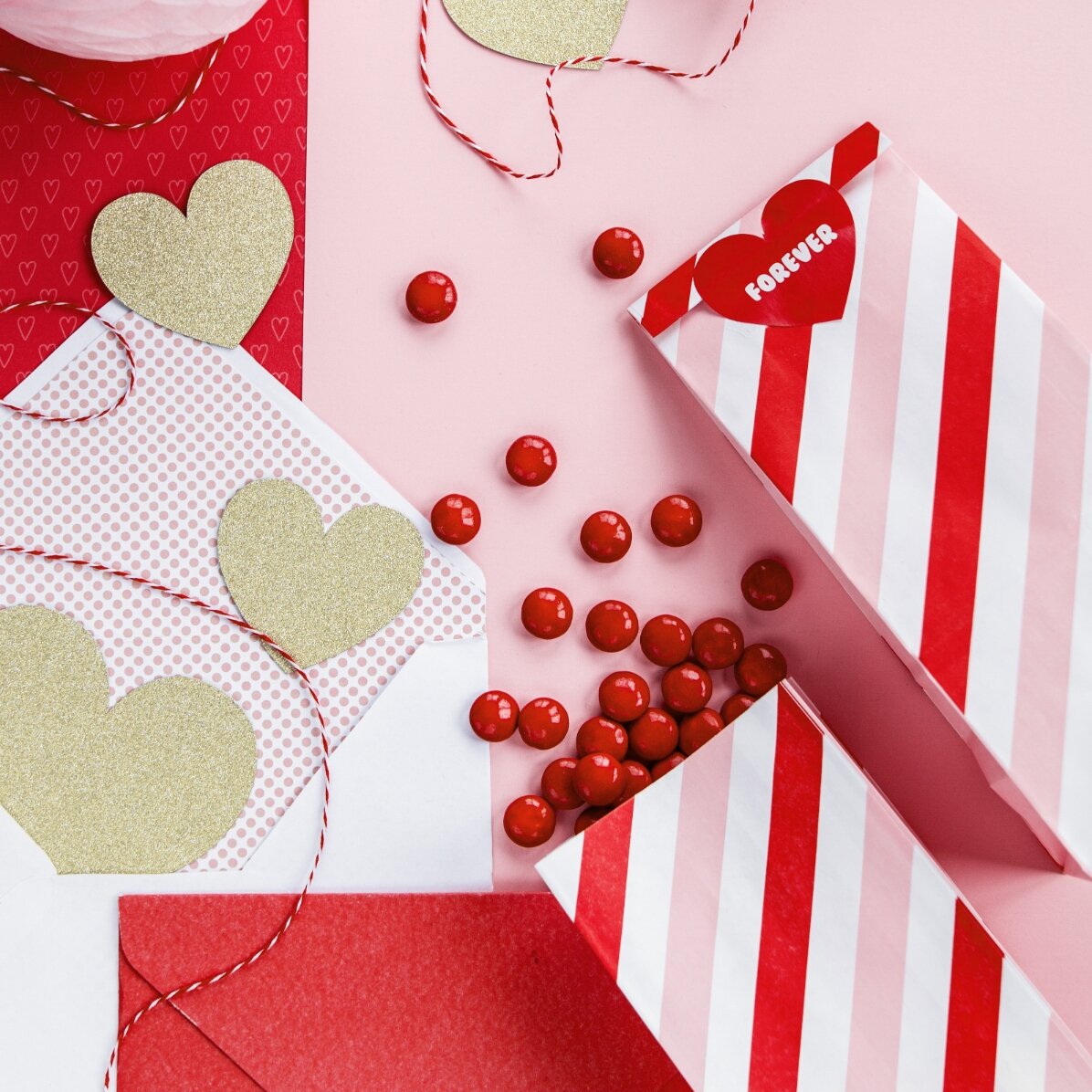 Set punguțe cadou - Sweet love