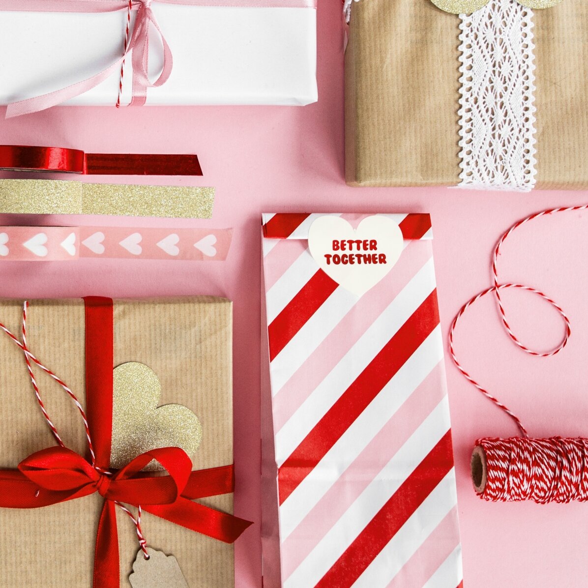 Set punguțe cadou - Sweet love