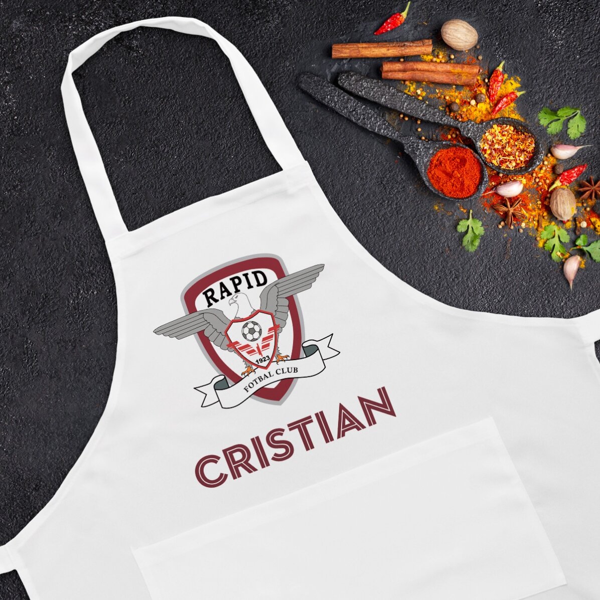 Șorț FC Rapid personalizat cu nume