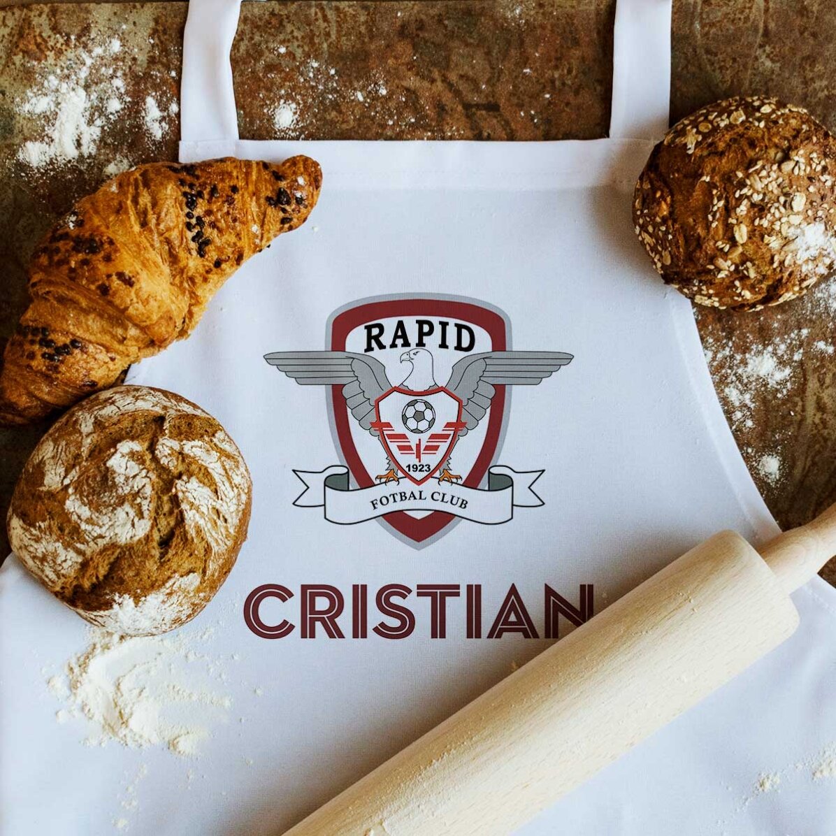 Șorț FC Rapid personalizat cu nume