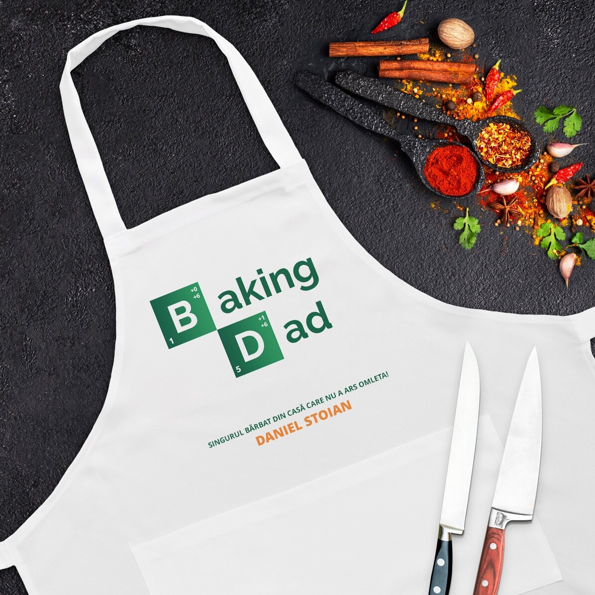 Șorț personalizat - Baking Person