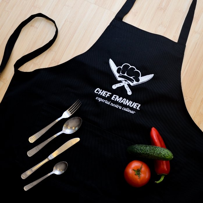Șorț personalizat - Bucătar la cuțite