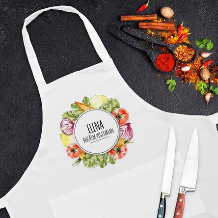 Șorț personalizat - Bucătar vegetarian