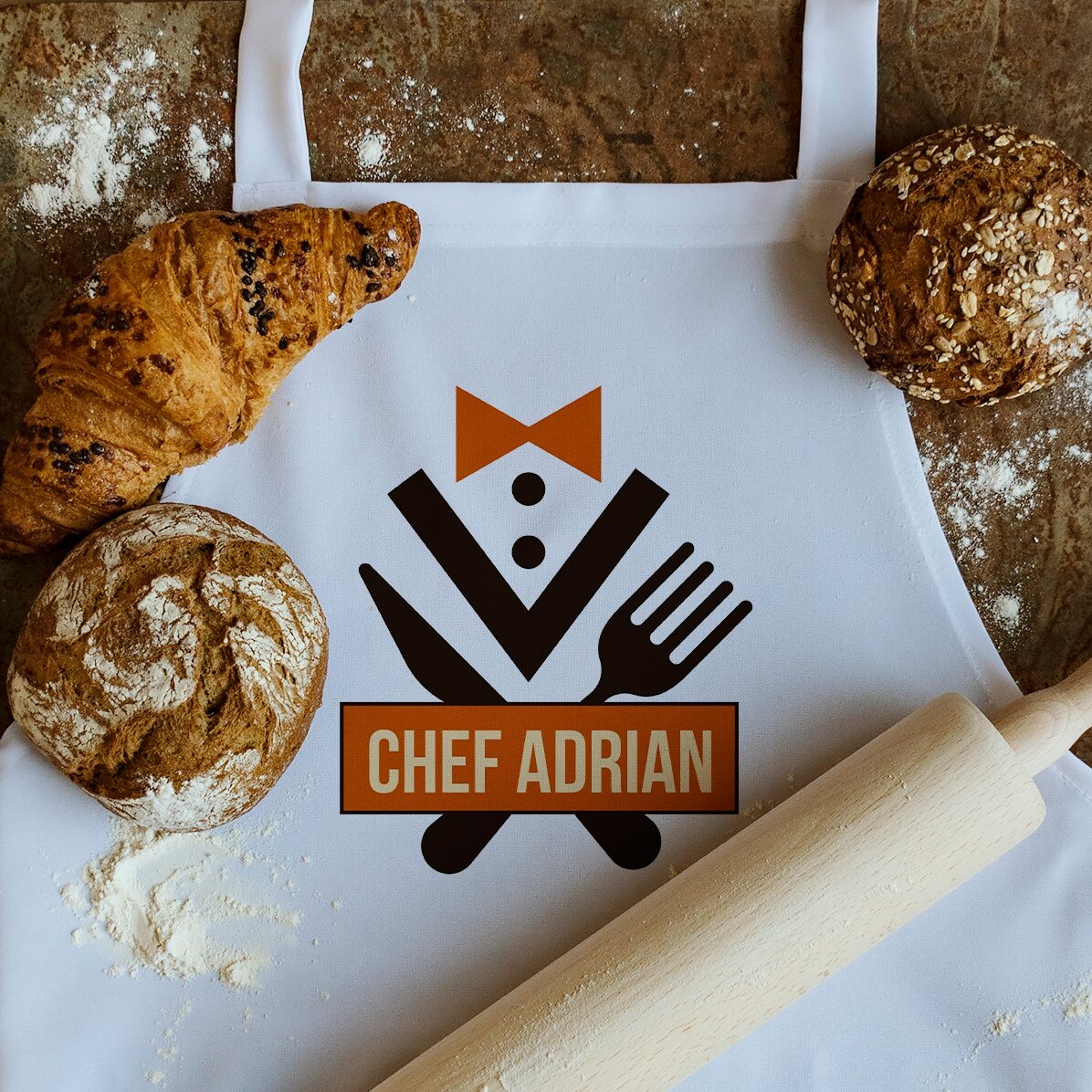 Șorț personalizat - Chef elegant