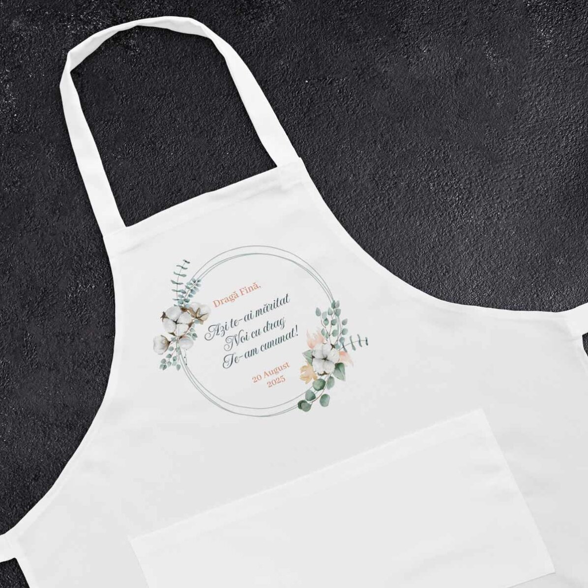 Șorț personalizat cu mesaj - Dezgătit Mireasă