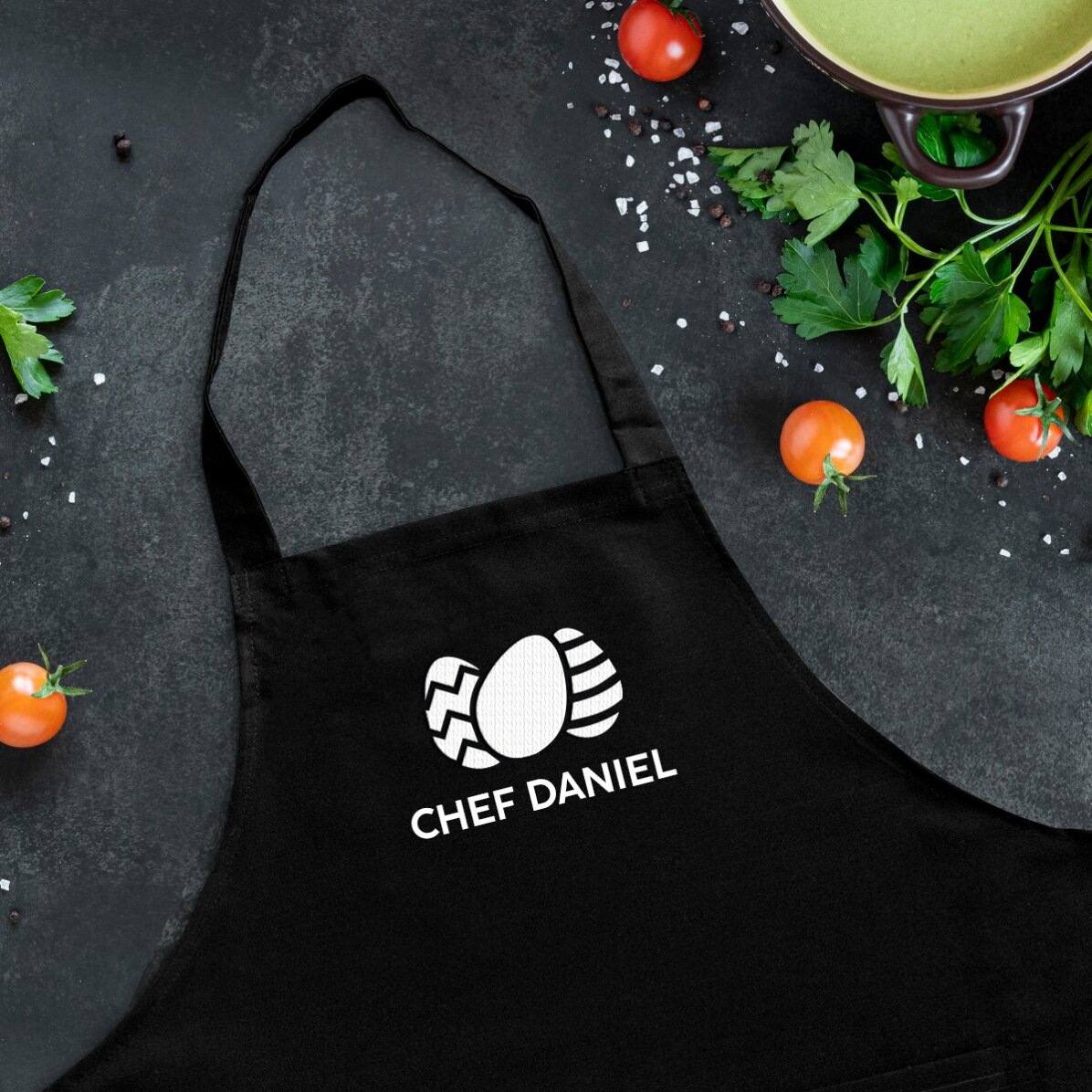 Șorț personalizat cu nume - Masterchef de Paște