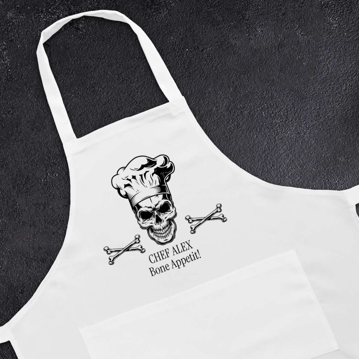 Șorț personalizat cu text - Bone Appetit!