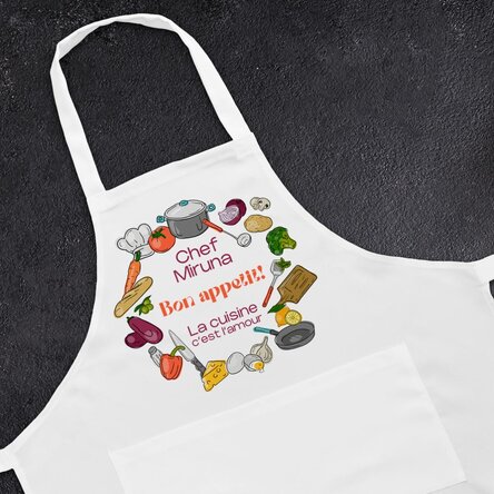 Șorț personalizat cu text - Kitchen tale