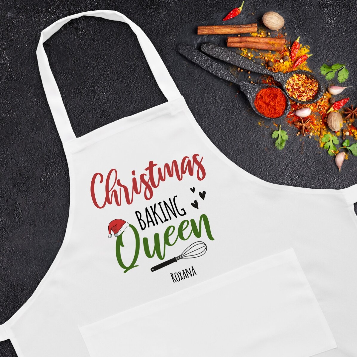 Șorț personalizat cu text - Queen