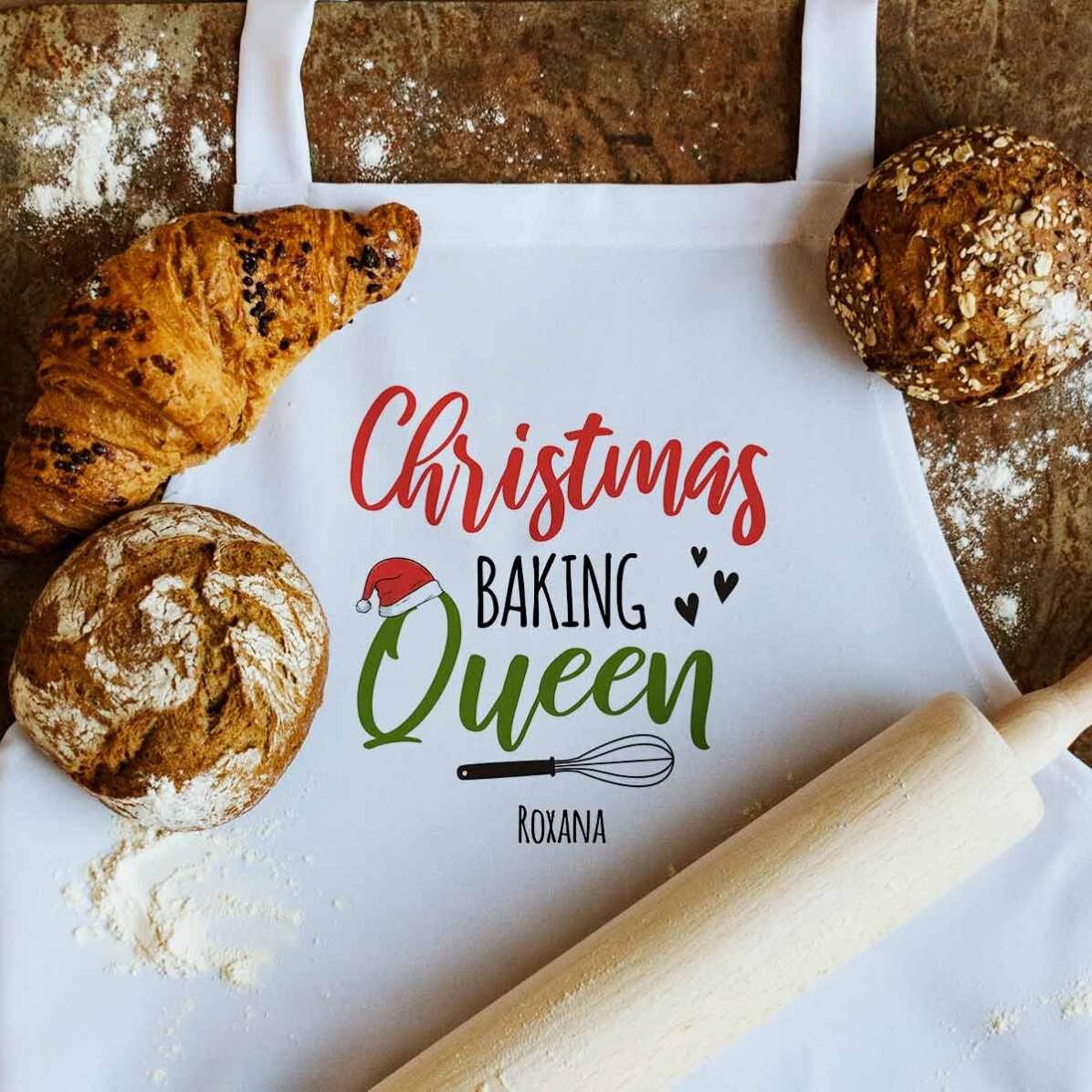 Șorț personalizat cu text - Queen