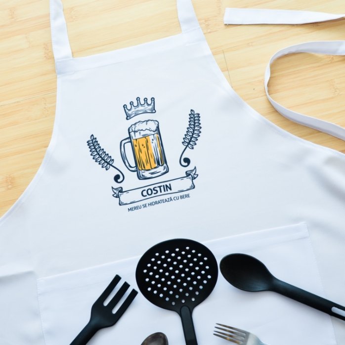 Șorț personalizat - King Of The Beer