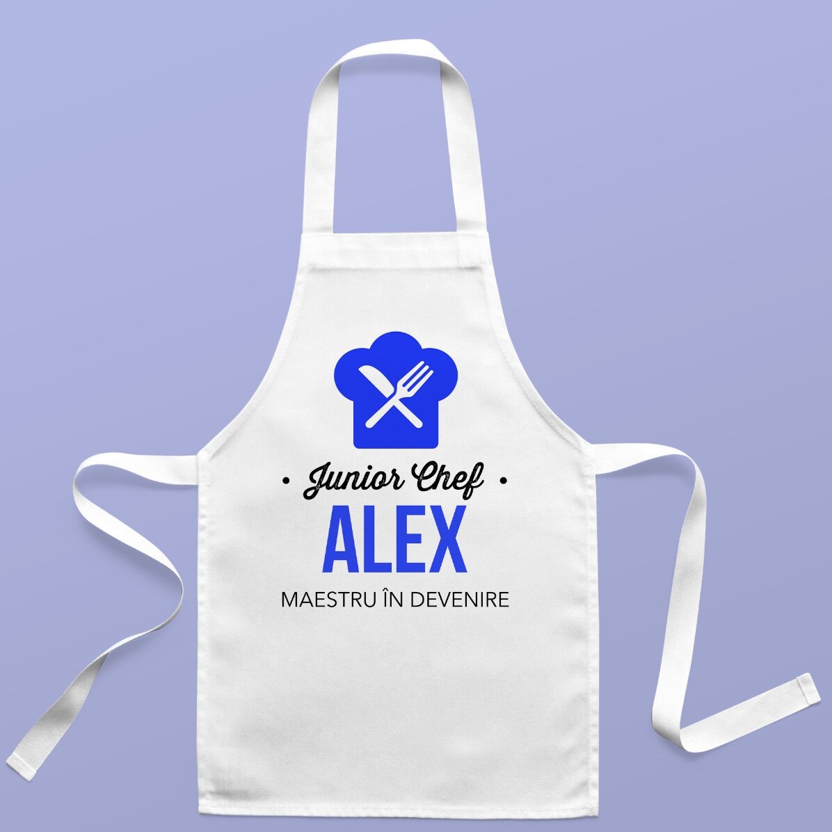 Șorț personalizat pentru copii cu text - Maestru în devenire