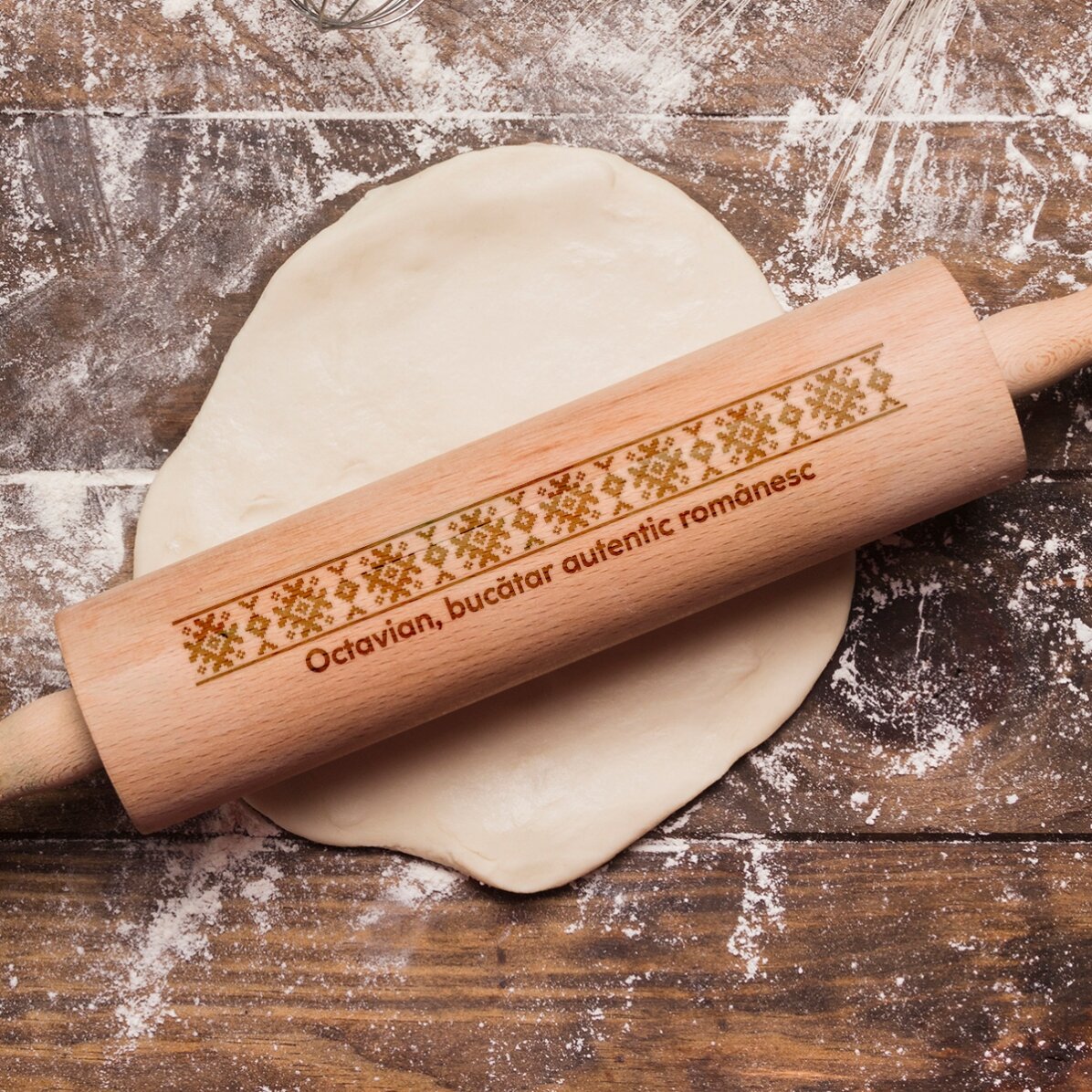 Sucitor de lemn personalizat - Bucătar autentic românesc