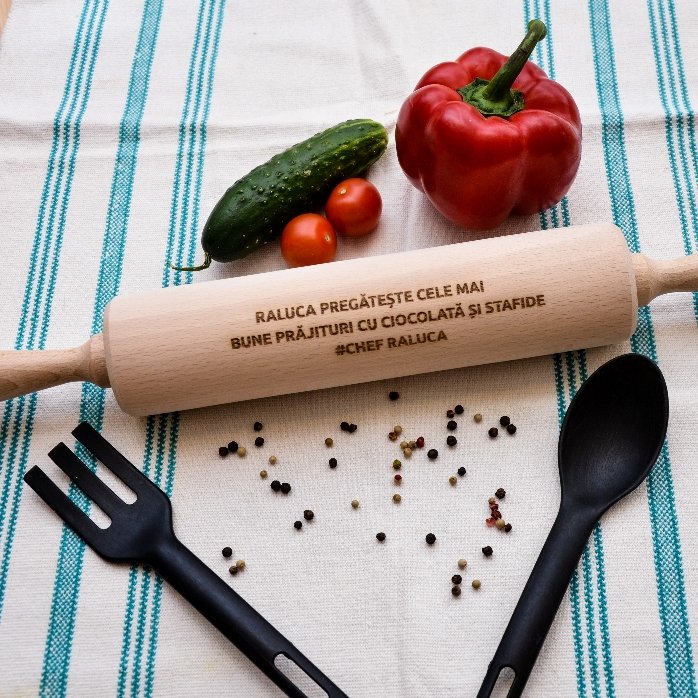 Sucitor de lemn personalizat cu mesaj