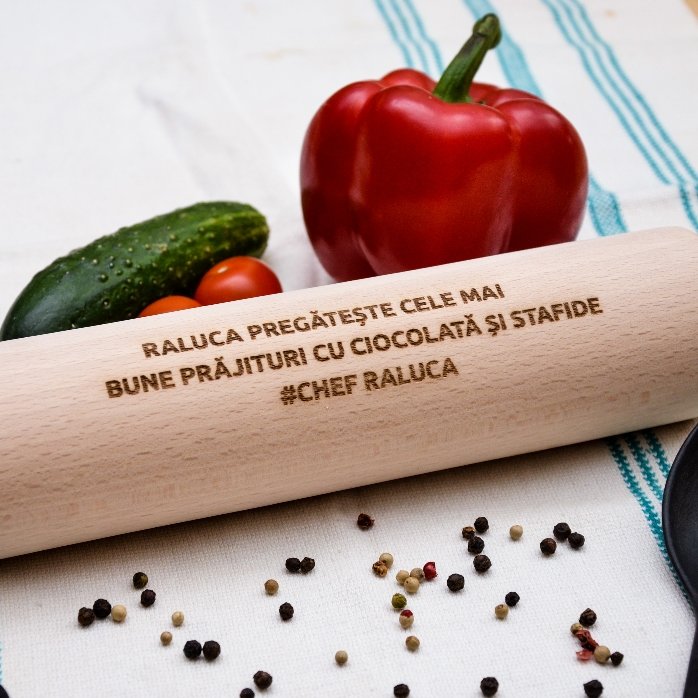 Sucitor de lemn personalizat cu mesaj