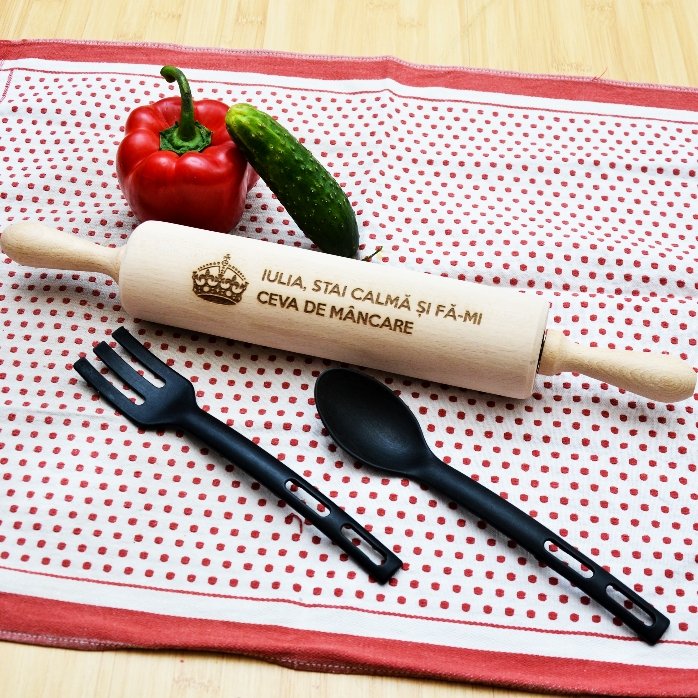 Sucitor de lemn personalizat - Keep Calm