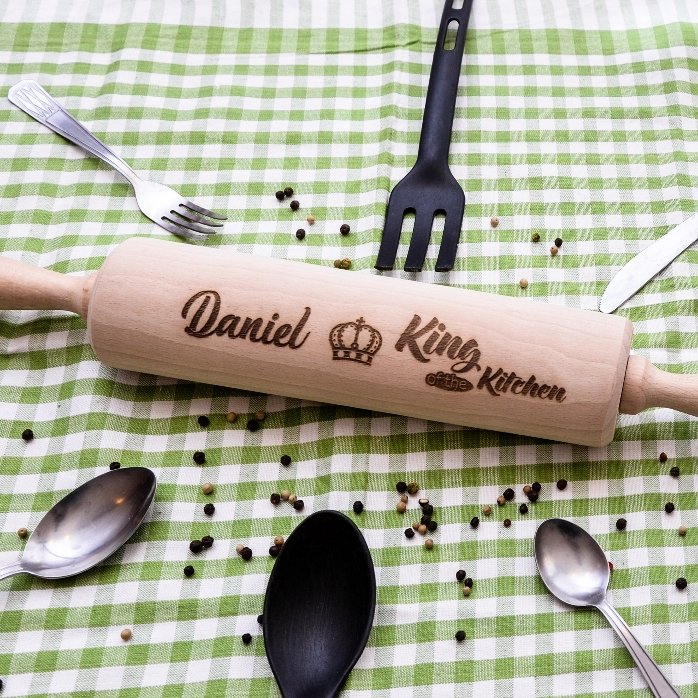 Sucitor de lemn personalizat - King of the Kitchen