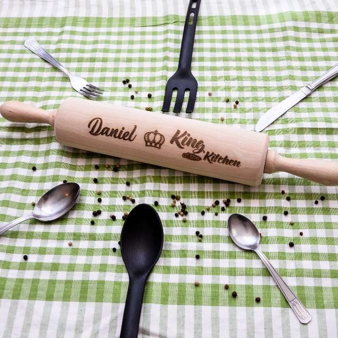 Sucitor de lemn personalizat - King of the Kitchen