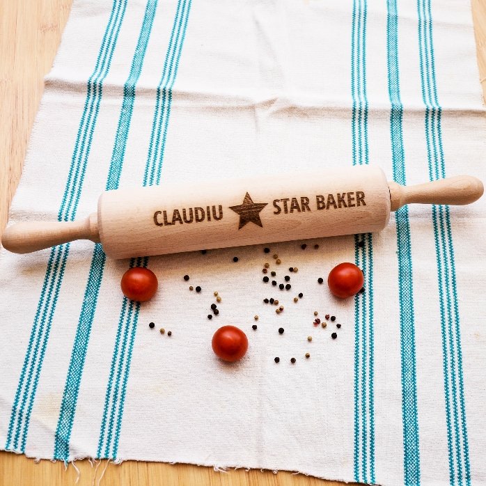 Sucitor de lemn personalizat  - Star Baker