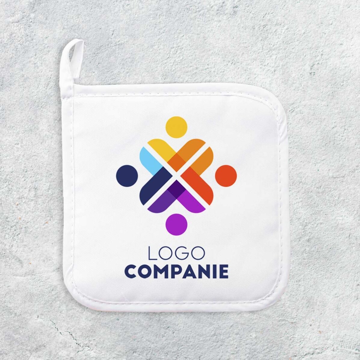 Suport oală fierbinte personalizat cu logo