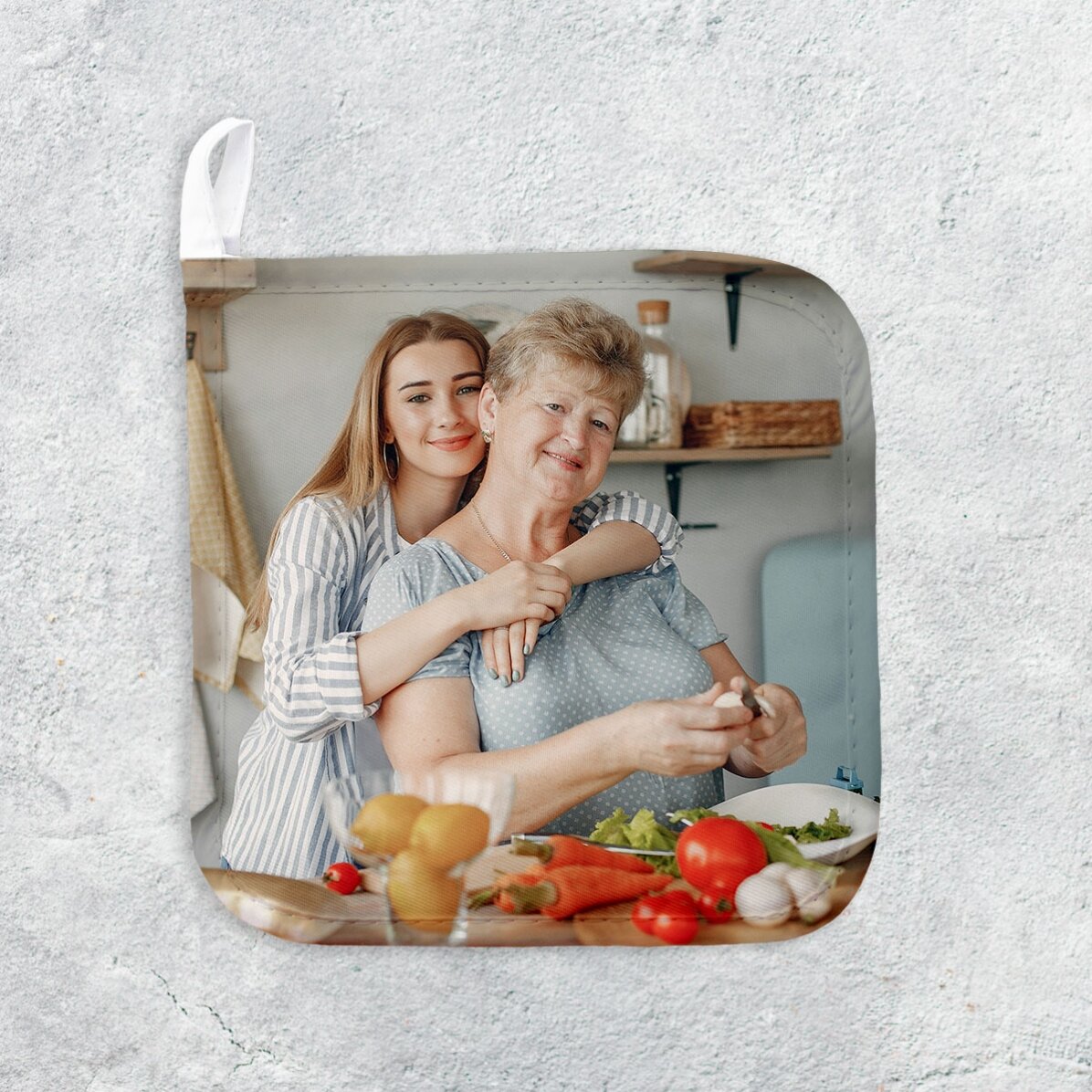 Suport oală fierbinte personalizat cu o poză