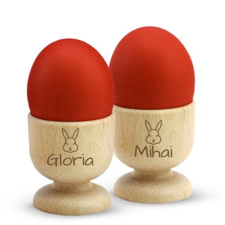Suport ouă personalizat pentru cuplu - Easter