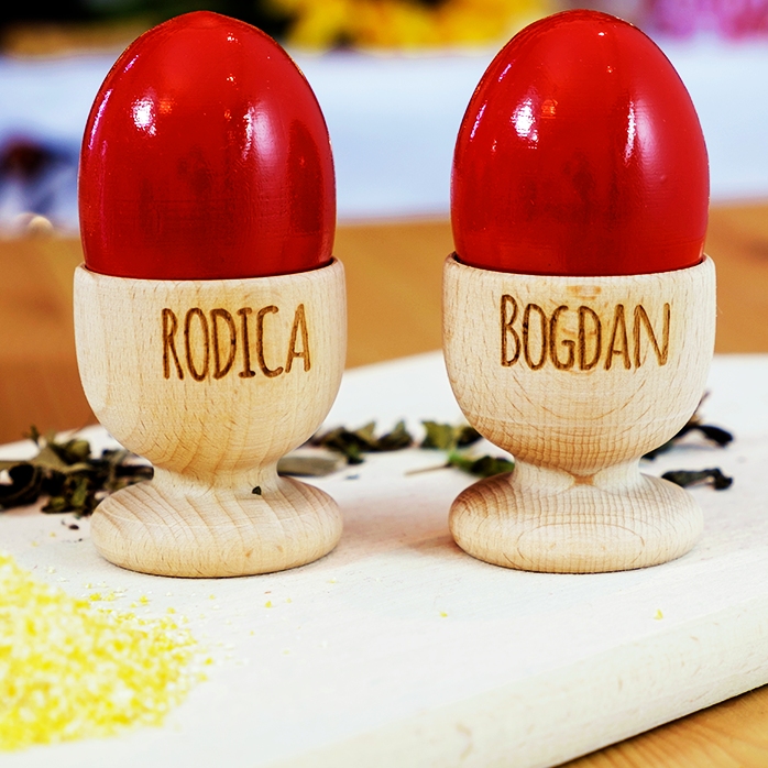 Suport ouă personalizat pentru cuplu