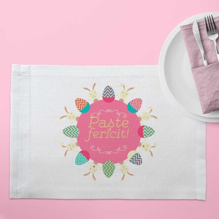 Персонализиран държач за табела - Великденски заек