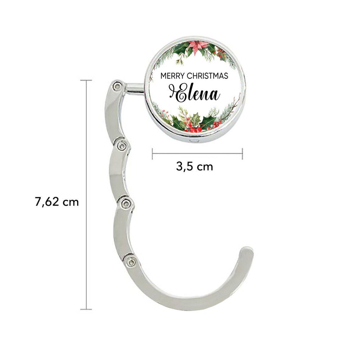 Suport geantă pentru masă personalizat cu mesaj - Christmas