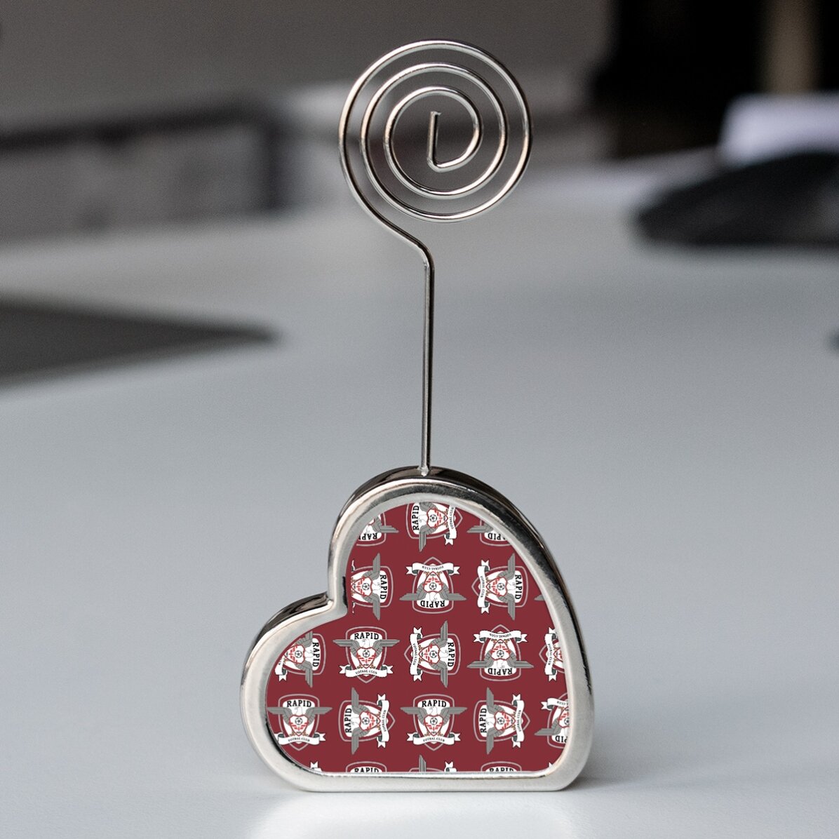 Suport pentru mesaj FC Rapid personalizat cu nume și mesaj