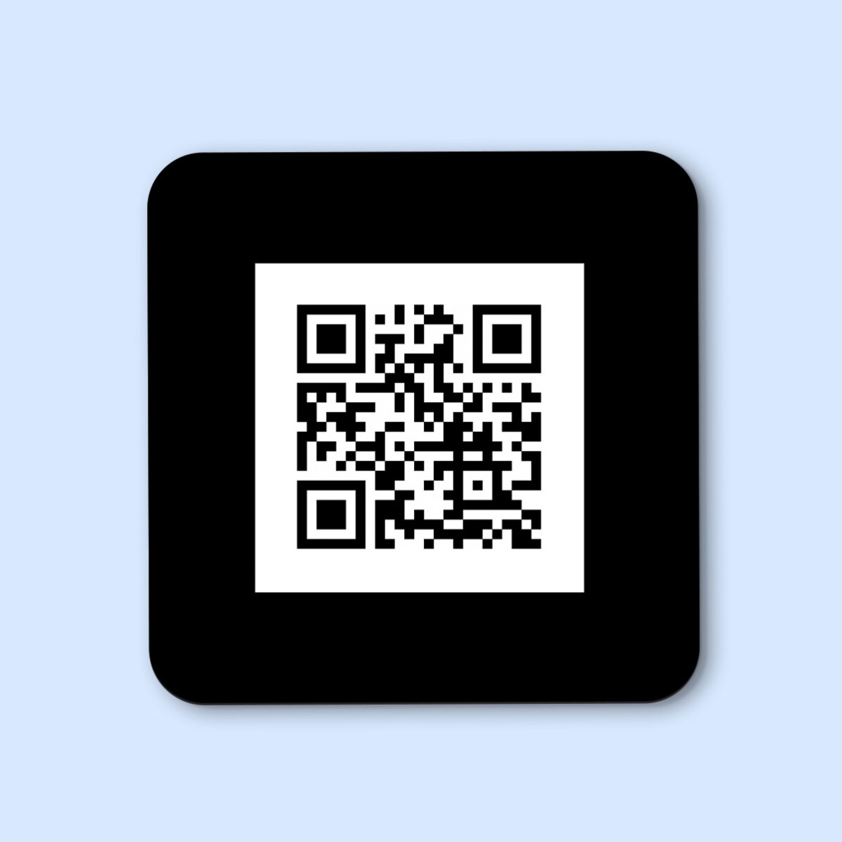 Suport pentru pahar personalizat cod QR
